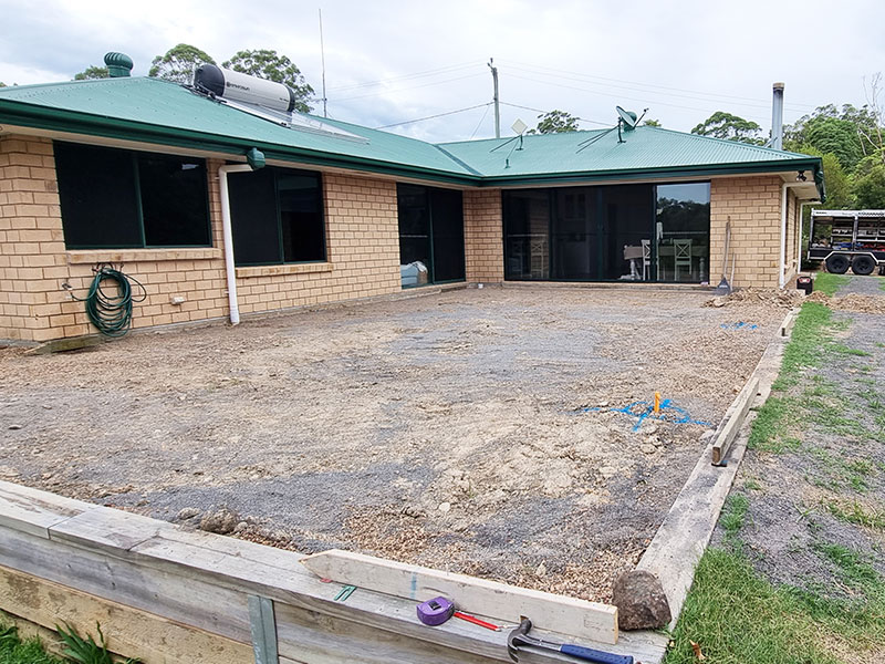 Before Addition Of Covered Patio Pomona Doonun