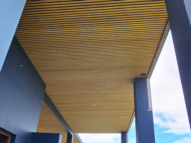 After Alfresco Timber Ceiling Replacement