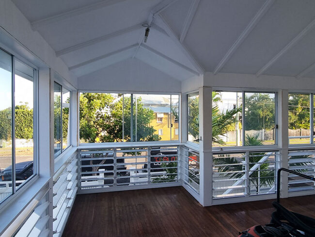 After New Alumnium Windows And Louvres