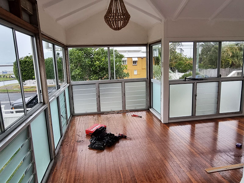 Before New Window And Louvres