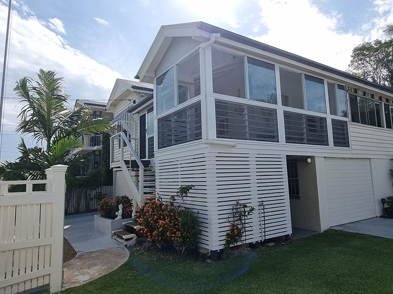 External After New Windows And Louvres