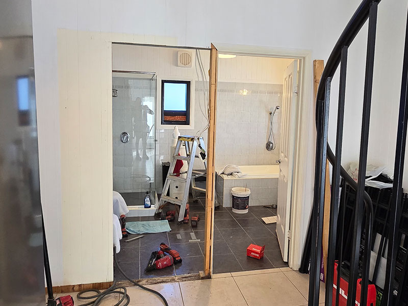 Renovation Second Toilet Doors