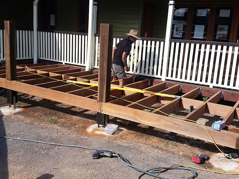 Retail Queenslander Deck Extension