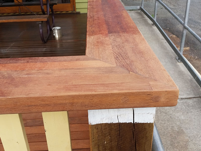 Solid Timber Balustrade Top