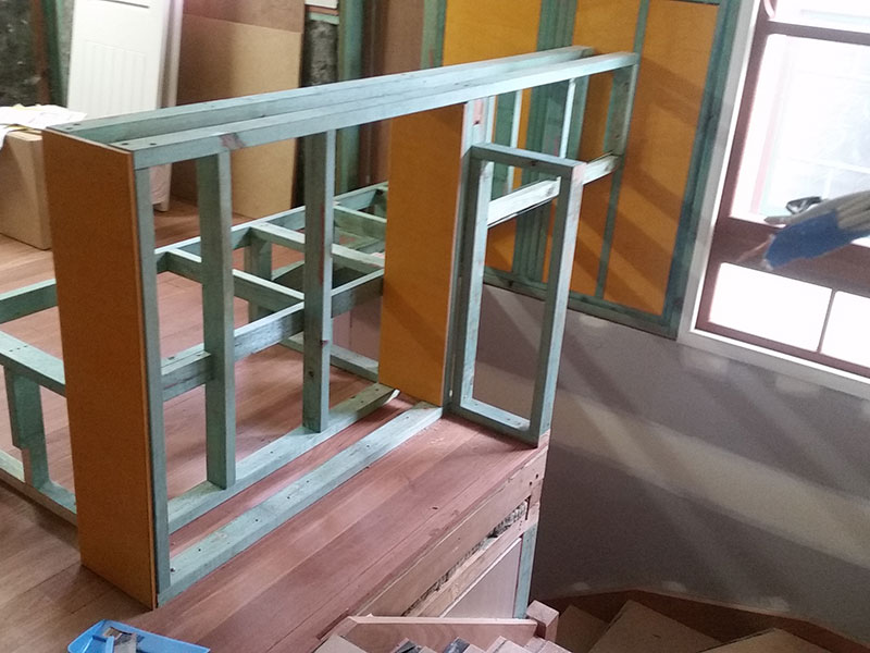 Builder internal staircase house renovation